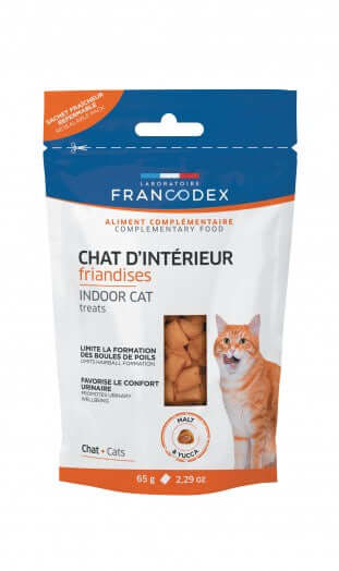 Francodex Indoor Cat Treats 65g - مكافأت الحيوانات الأليفة - Zue For Pet Supplies Co.