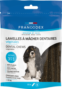 Francodex Veggy Chews Puppy Small Dog 224g - مكافأت الحيوانات الأليفة - Zue For Pet Supplies Co.