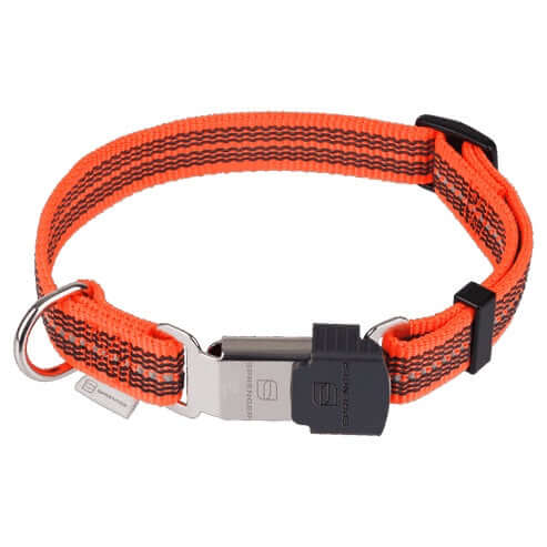 Herm Sprenger Adjustable Collar - reflecting, orange, 40-55 cm / 16-22" - طوق للكلاب - Zue For Pet Supplies Co.