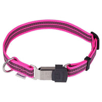 Herm Sprenger Adjustable Collar - reflecting, pink, 40-55 cm / 16-22" - طوق للكلاب - Zue For Pet Supplies Co.