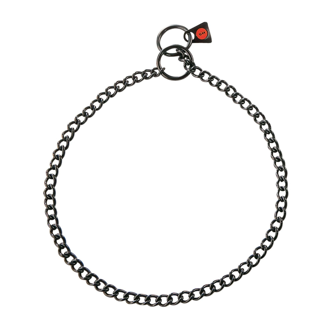 Herm Sprenger Collar Round Links - Stainless Steel Black 2.0mm 40cm /16" - طوق للكلاب - Zue For Pet Supplies Co.