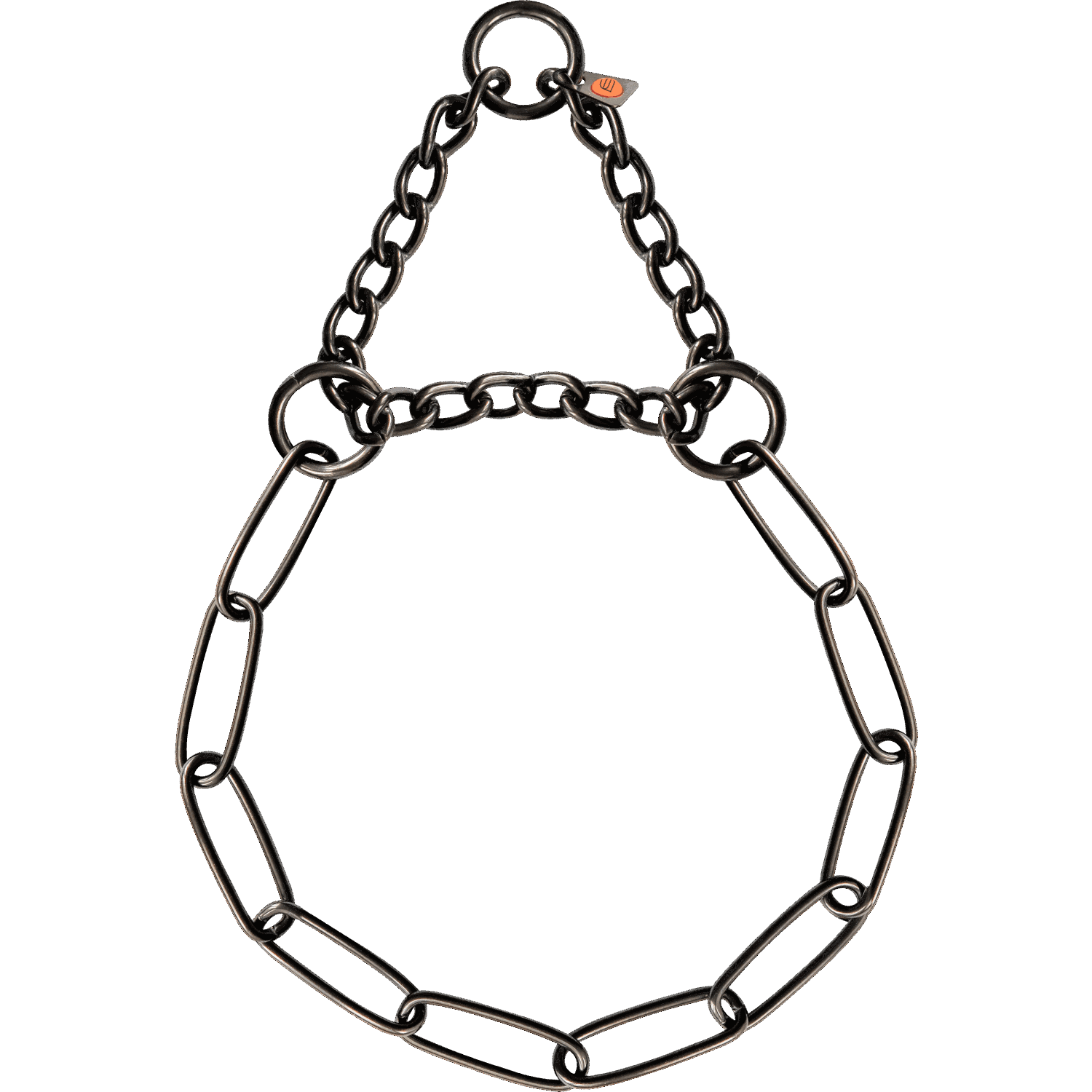 Herm Sprenger Collar with Limited Traction - Stainless Steel Black 3.0mm 50cm / 20" - طوق للكلاب - Zue For Pet Supplies Co.
