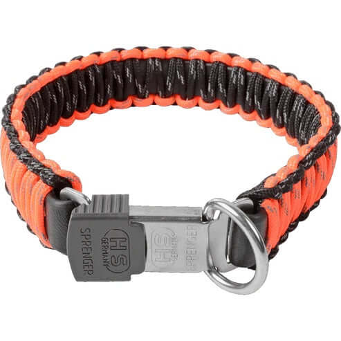 Herm Sprenger PARACORD Collar - reflecting, red, 50 cm / 20" - طوق للكلاب - Zue For Pet Supplies Co.