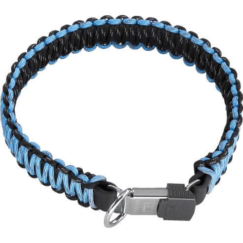 Herm Sprenger PARACORD Collar - reflecting, royal blue, 40 cm / 16" - طوق للكلاب - Zue For Pet Supplies Co.