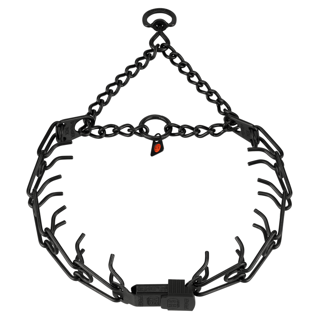 Herm Sprenger ULTRA-PLUS Training Collar with Assembly Chain and ClicLock - Stainless Steel Black 3.2mm 58cm/23" - طوق للكلاب - Zue For Pet Supplies Co.