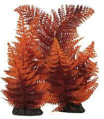 Hugo Broad Leaf Fern Red 30cm ( per pc. ) - ديكور حوض السمك - Zue For Pet Supplies Co.