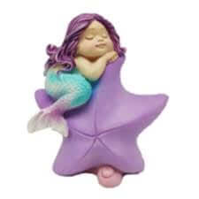 Hugo Mermaid on a Star 9cm - ديكور حوض السمك - Zue For Pet Supplies Co.