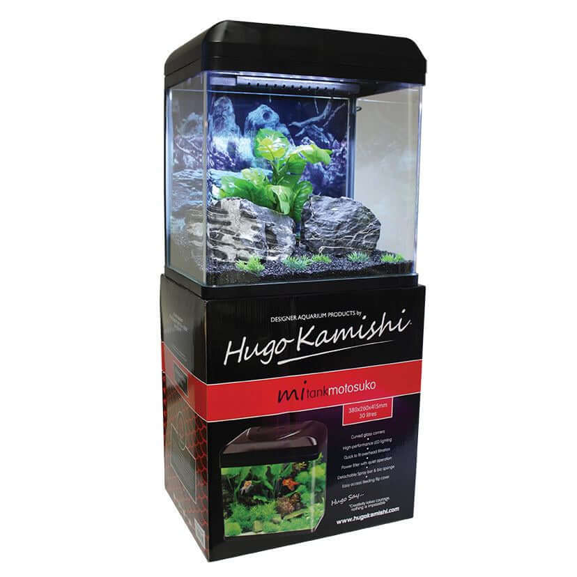 Hugo Motosuko Aquarium 30L Blk - حوض السمك - Zue For Pet Supplies Co.