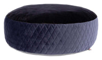 Kerbl Bed Cushion Pouf 60x19cm Black/Blue - سرير للحيوانات الأليفة - Zue For Pet Supplies Co.