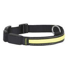 Kerbl Flashing Collar Light & Reflex Collar Yellow 45-65cm - طوق الكلاب - Zue For Pet Supplies Co.