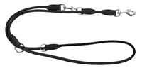 Kerbl Round Leather Guide Leash Roma 200cmx8mm Black - رباط تحكم للكلاب - Zue For Pet Supplies Co.