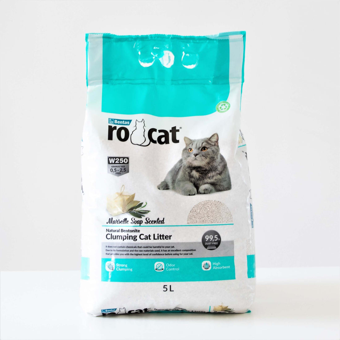 RoCat Marseille Soap Cat Litter 5L -  رمل القطط - Zue For Pet Supplies Co.