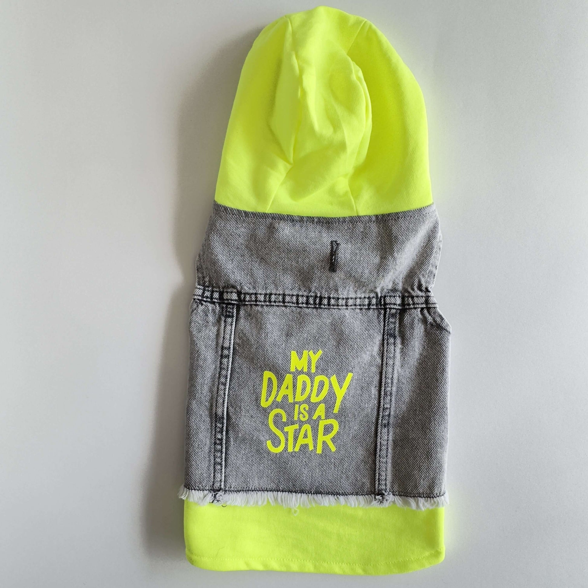 Ziggy Dog My Daddy Jeans Vest Jacket 3XL - ملابس للحيوانات الأليفة - Zue For Pet Supplies Co.