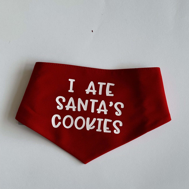 Ziggy Dog Santa's Cookies Bandana - ملابس للحيوانات الأليفة - Zue For Pet Supplies Co.