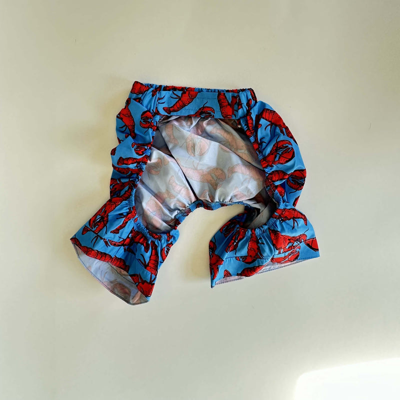Ziggy Dog Swim Short Blue Lobster XXL - ملابس للحيوانات الأليفة - Zue For Pet Supplies Co.