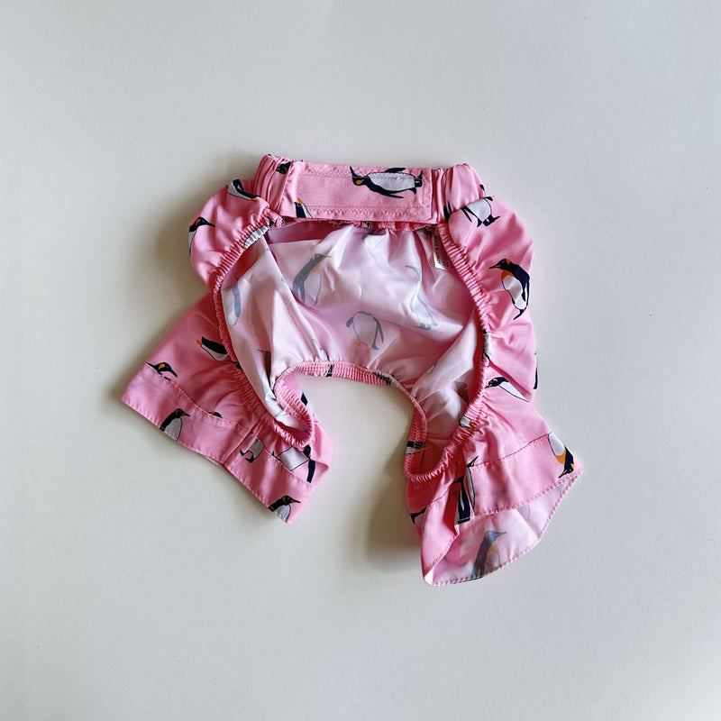 Ziggy Dog Swim Short Pink Penguin L - ملابس للحيوانات الأليفة - Zue For Pet Supplies Co.
