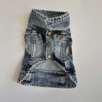 Ziggy Dog Vest Jeans 3XL - ملابس للحيوانات الأليفة - Zue For Pet Supplies Co.